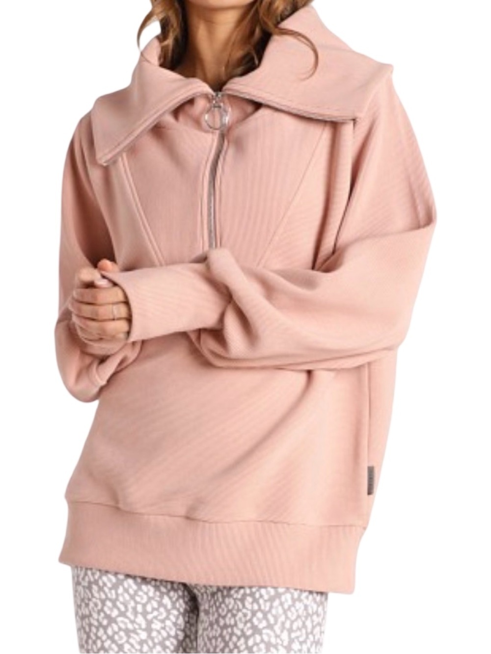 Varley NWT Vine Half Zip Mahogany Rose Size S